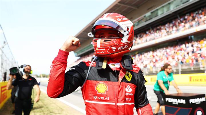 F1: Leclerc in pole al GP di Spagna