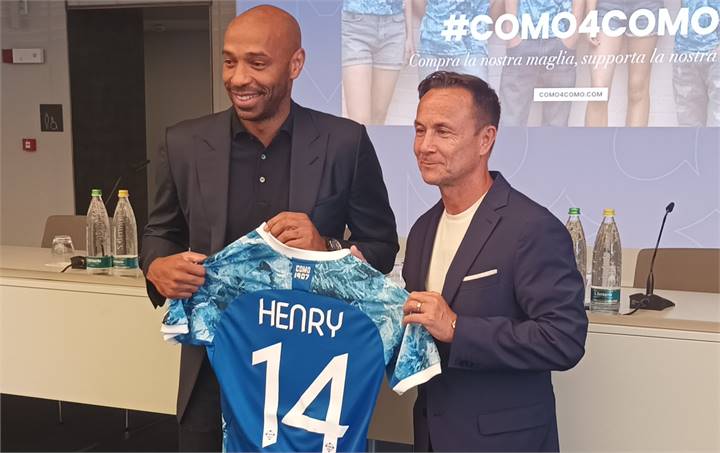 Thierry Henry azionista del Como